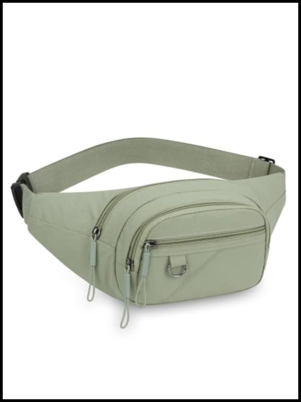 Nylon Water Resistant Waist Bag Fanny Pack Adjustable Strap Running Hiking